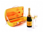 Moded EVA champagne tote carrier bag koozies